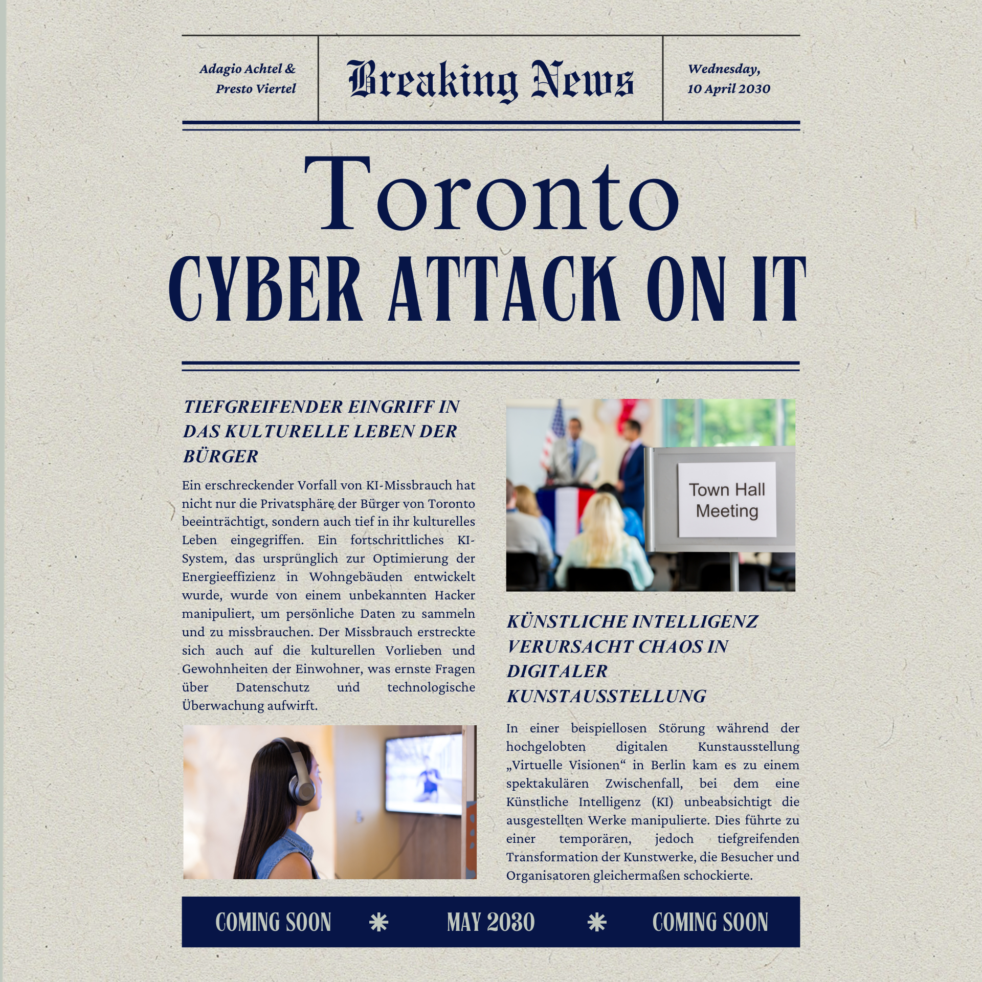 KI-Missbrauch in Toronto 2030: Tiefgreifender Eingriff in das kulturelle Leben der Bürger